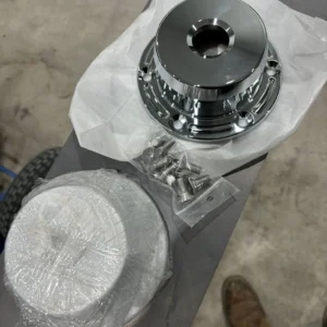 Chrome billet front wheel hub oilers - Image 3