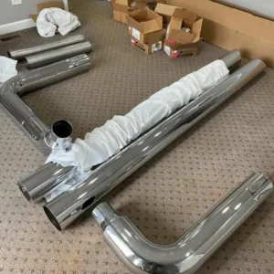379/389 glider 7" LincolnChrome Stainless Steel StackS - Image 1