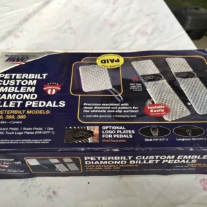 Peterbilt Custom Alum Polished Pedals - Image 2