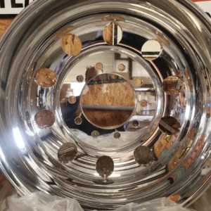 NEW- POLISHED 24.5 BIG TRUCK WHEELS For PETERBILT or Any Truck