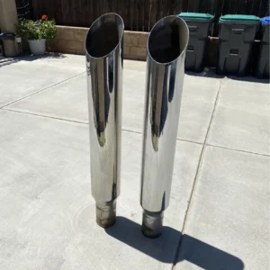 Peterbilt 7” Miter Exhaust Tips 48” long - Image 1