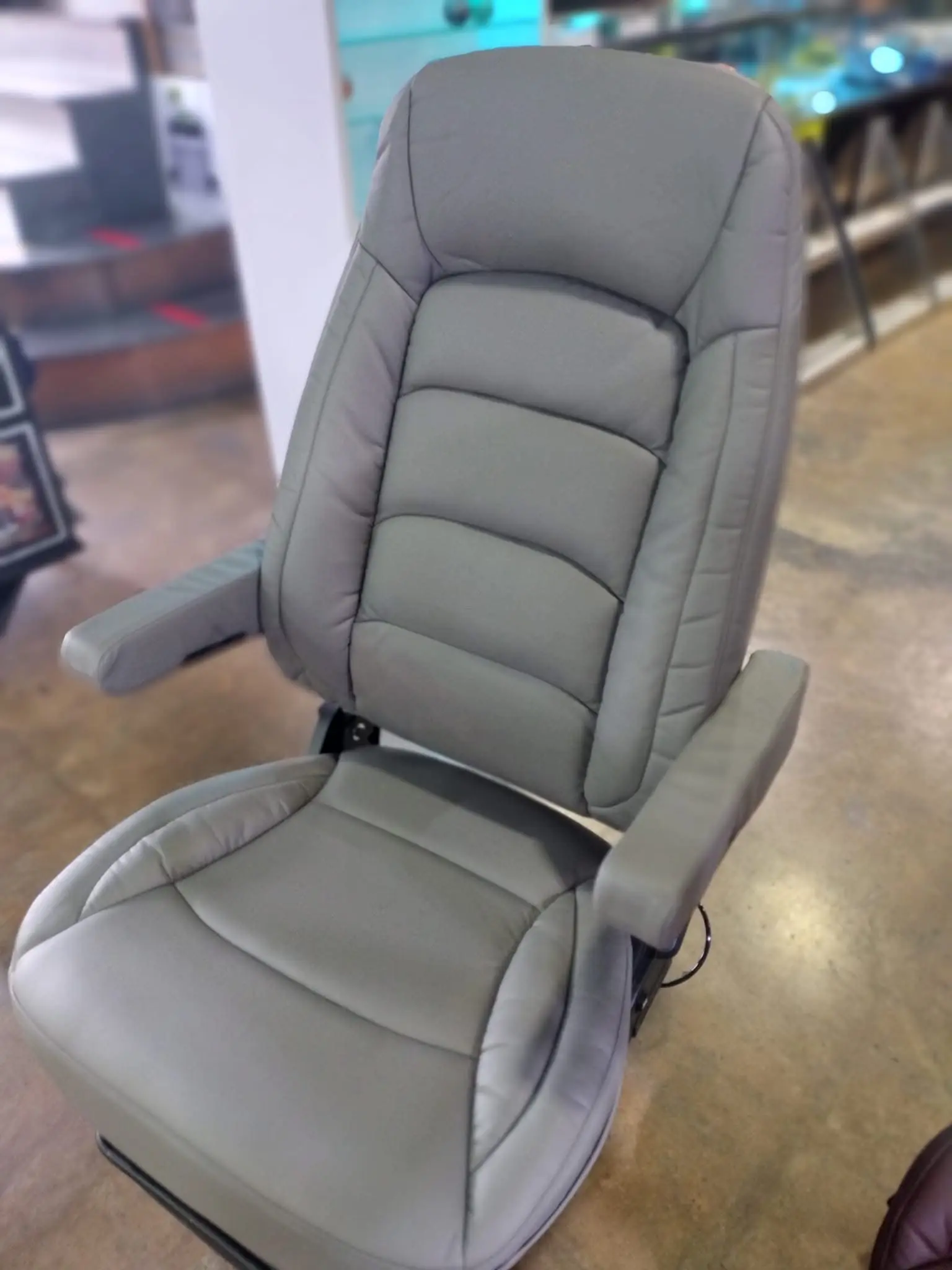 Bostrom Grey High Back & Maroon Mid Back Seats - Image 2