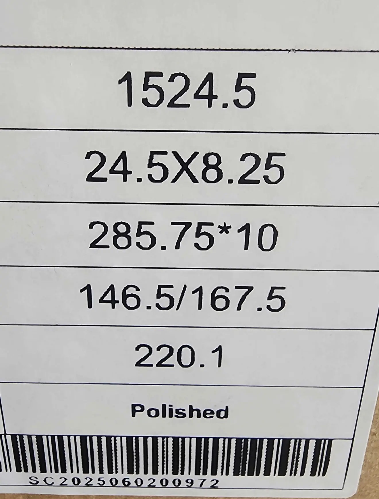 NEW- POLISHED 24.5 BIG TRUCK WHEELS For PETERBILT or Any Truck - Image 4