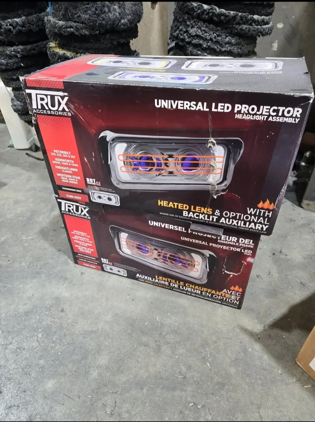 OEM Headlights for Peterbilt 379 378 567 365 589 - Image 4
