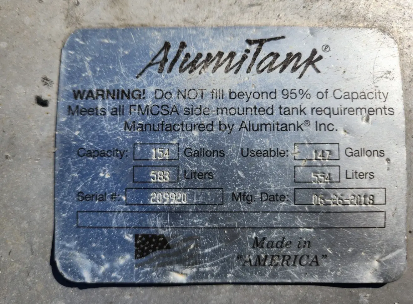 150 gallon peterbilt fuel tanks - Image 3