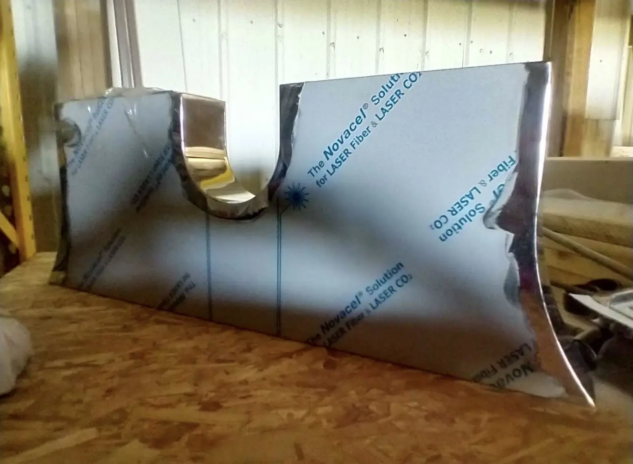 Stainless steel filler panel - Image 2